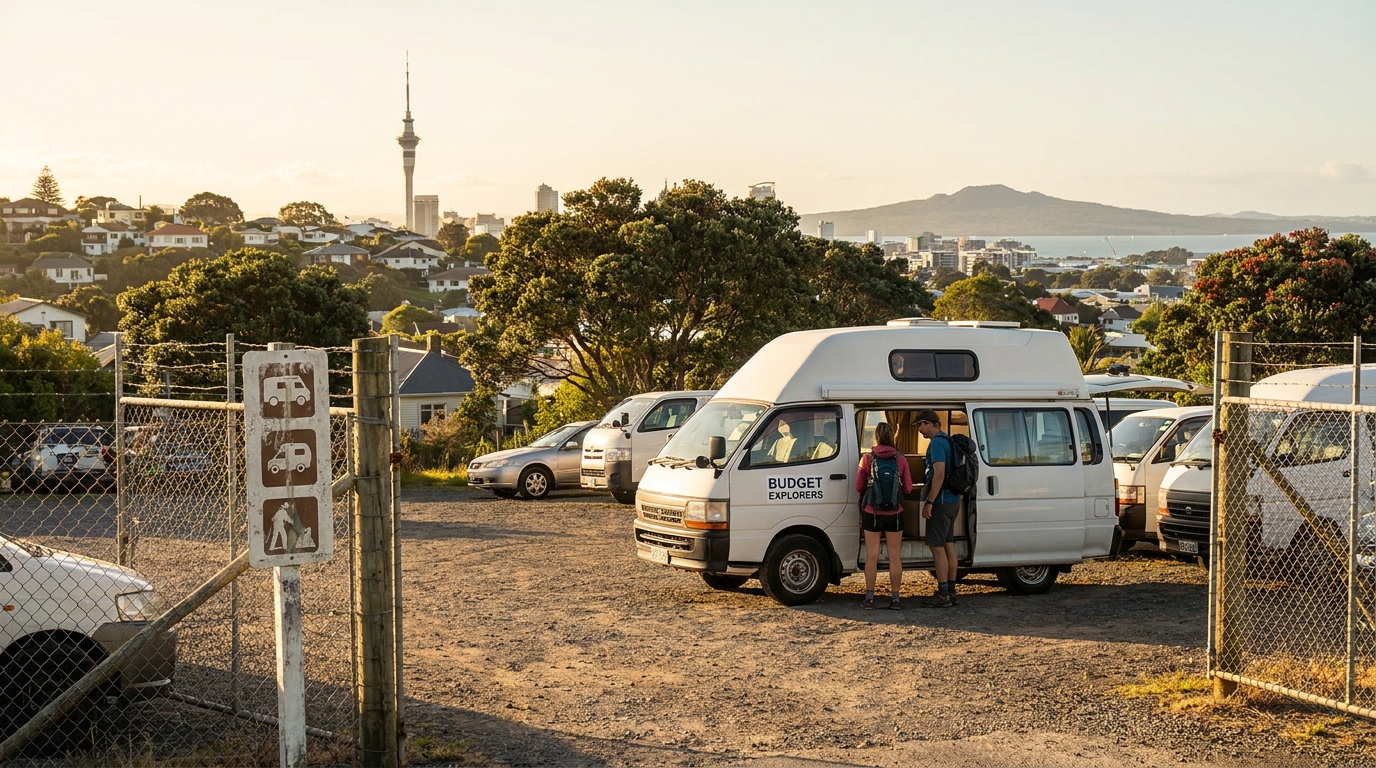 Map for Family RV Driving in Auckland - Safe Routes 2026